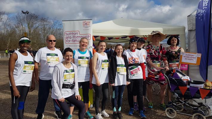 Some of our runners just before the start!