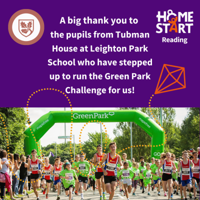Thank you to the Leighton Park School pupils running for us