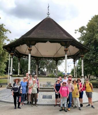 Some of the walkers who came on the last special walkabout