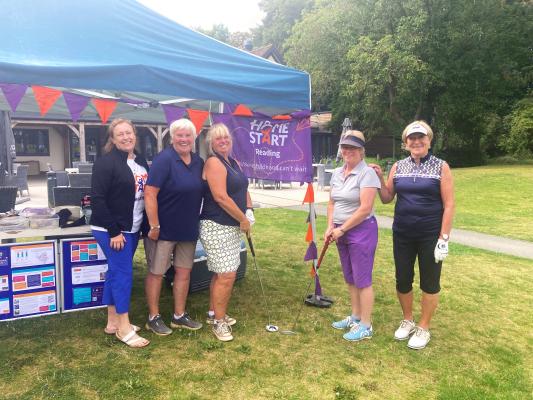 Karen with some of the club members