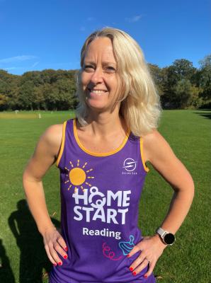 Anna in her running vest